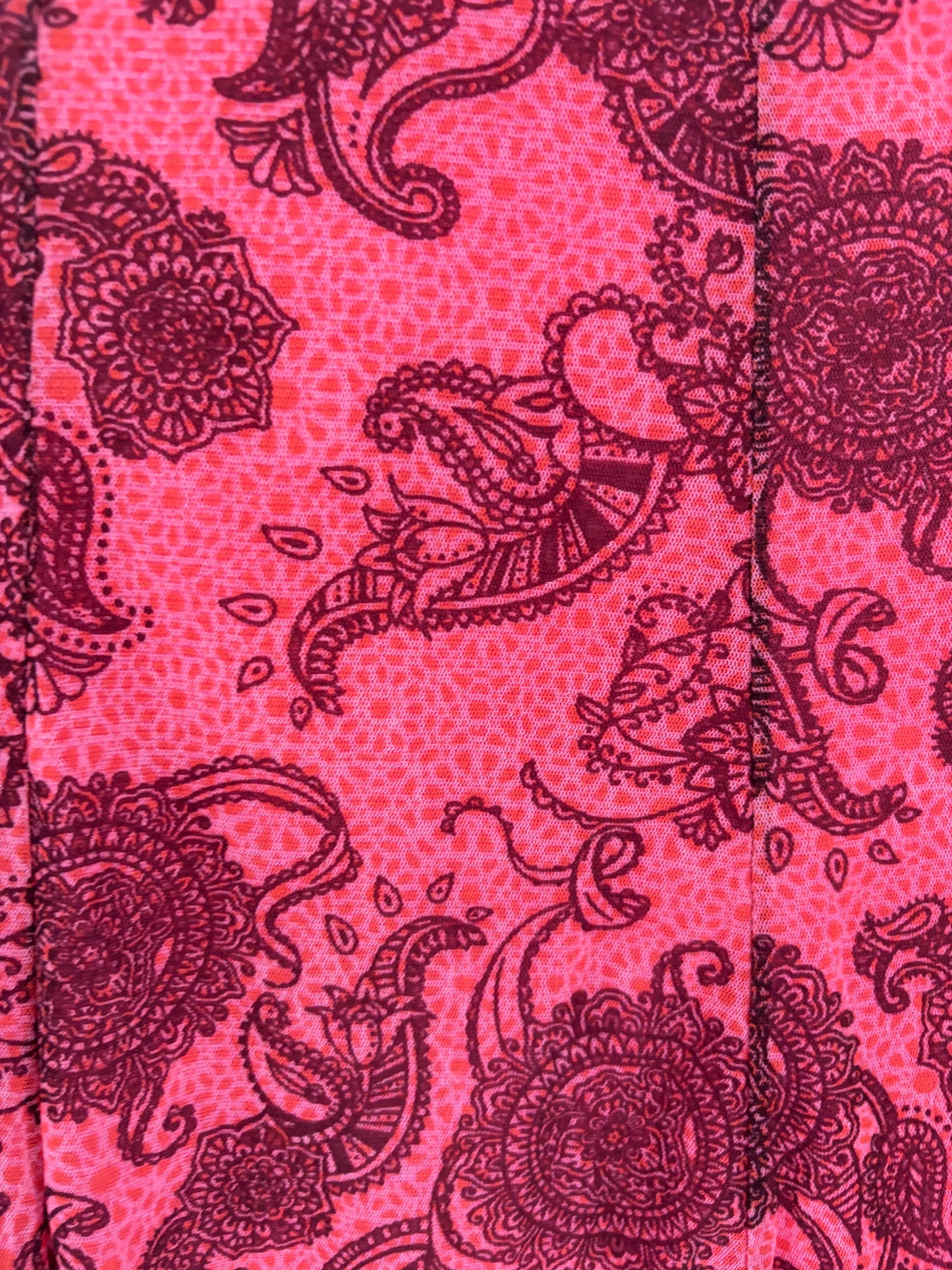 Paisley Mesh Midi Skirt Size M