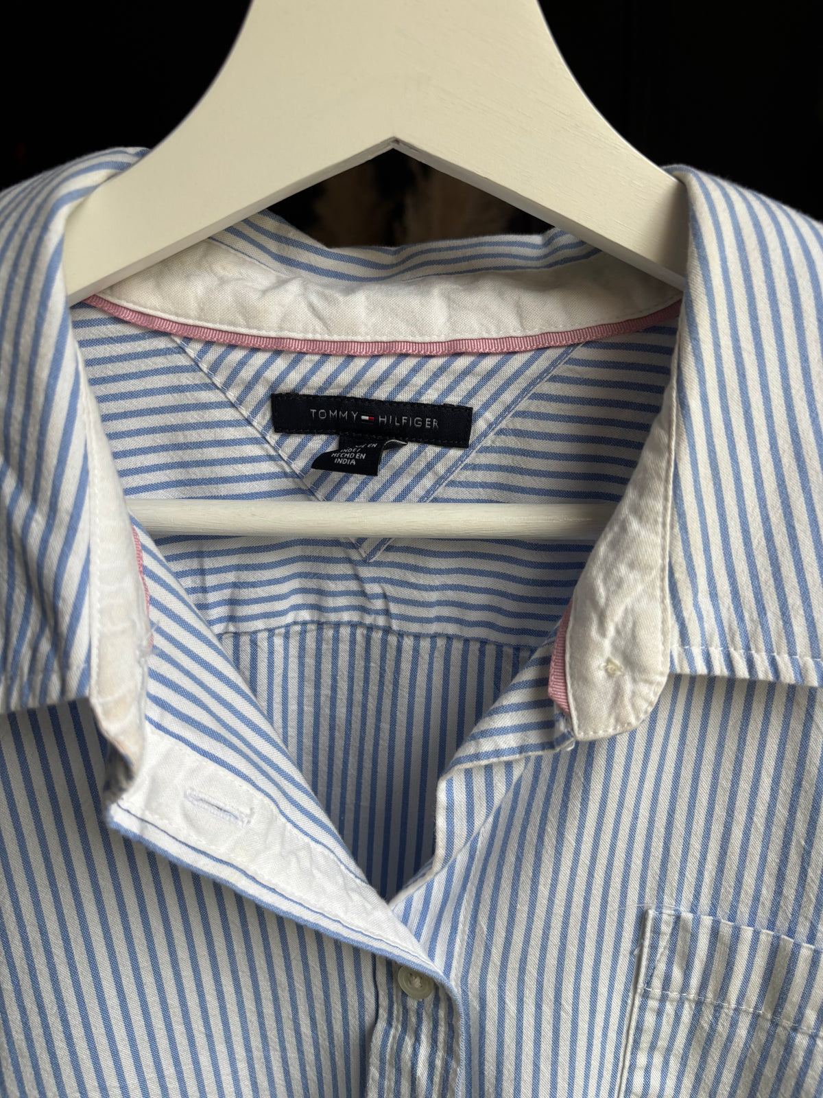 Tommy Hilfiger Striped Button Down Shirt Size XL