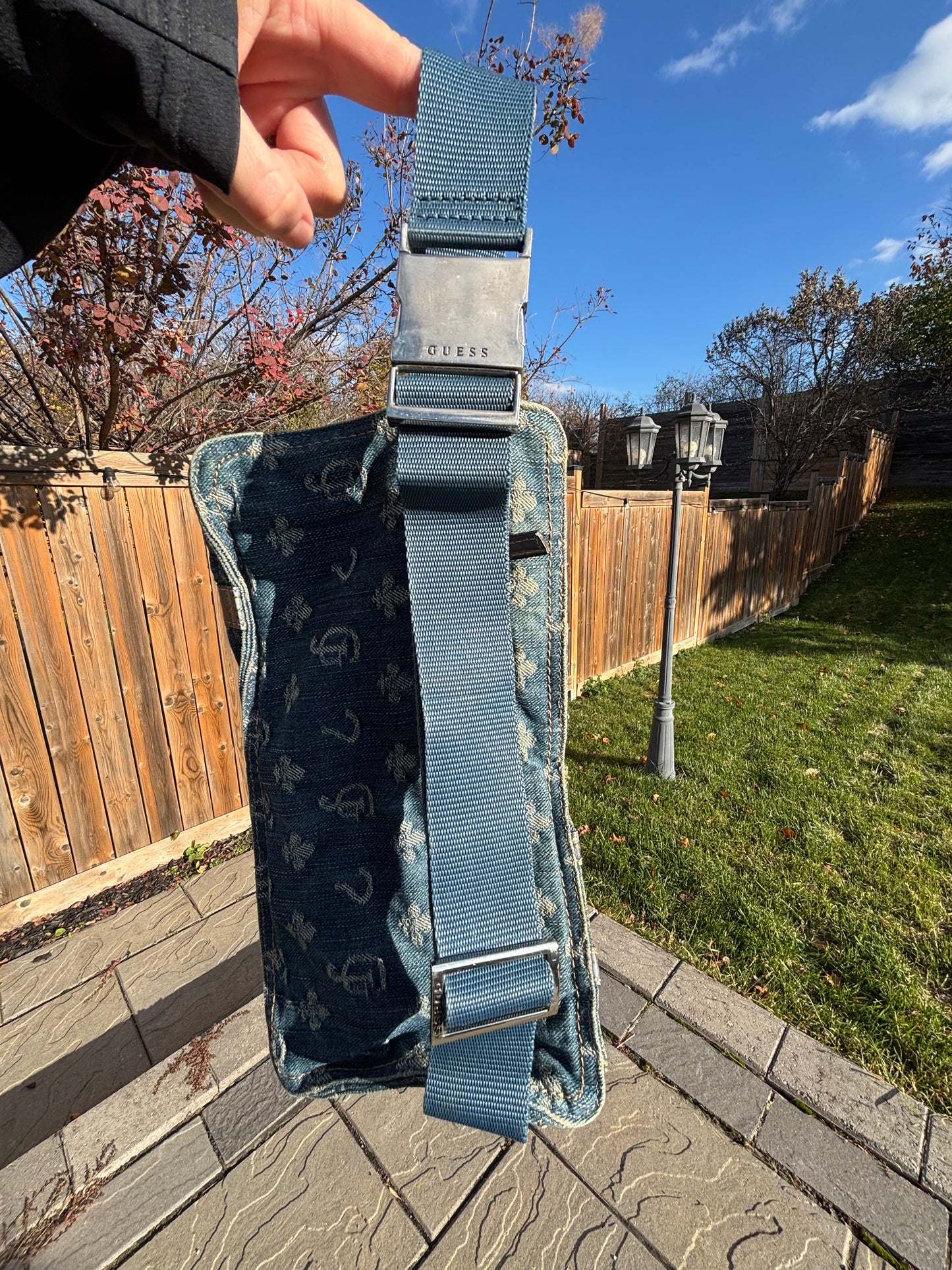 2000's Guess Denim Belt Bag