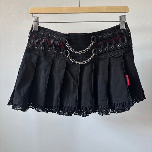 Pleated Tripp Gothic Skirt