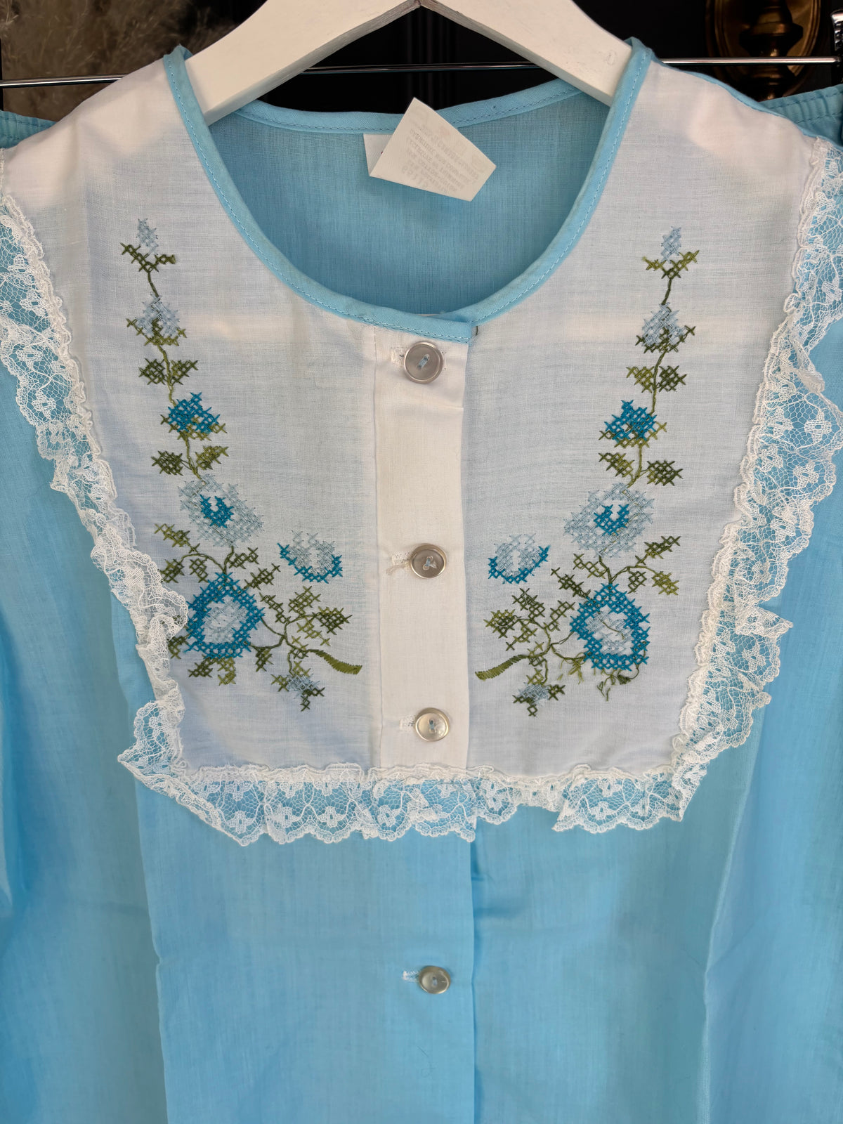 Blue Vintage Canadian Made PJ Set Size S