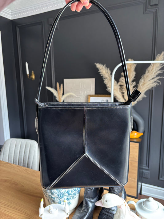 90's Structured Shoulder Bag