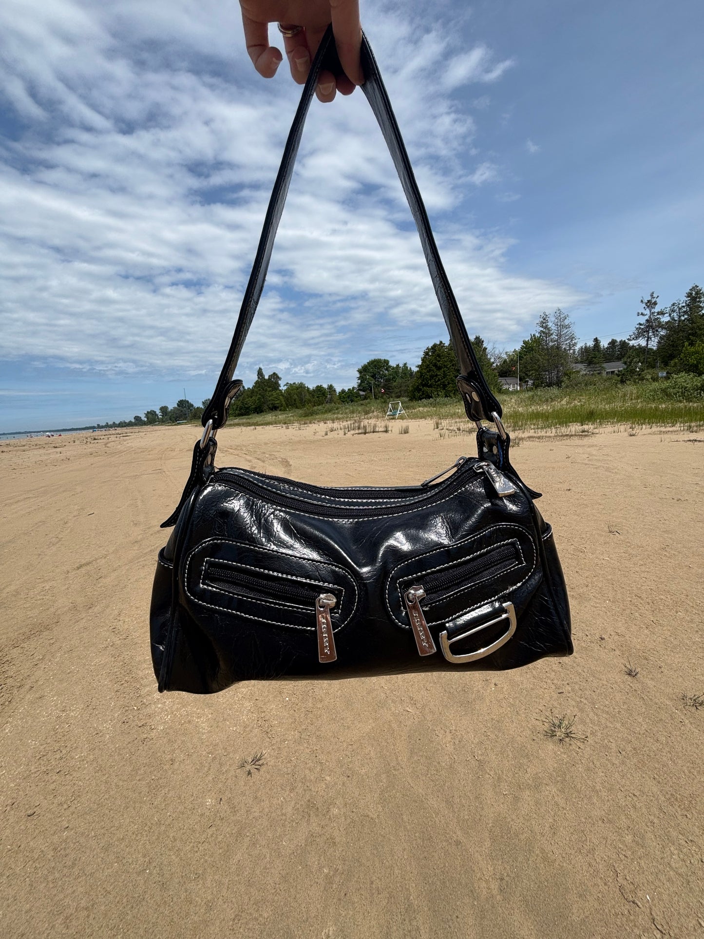 Black 90's Shoulder Bag