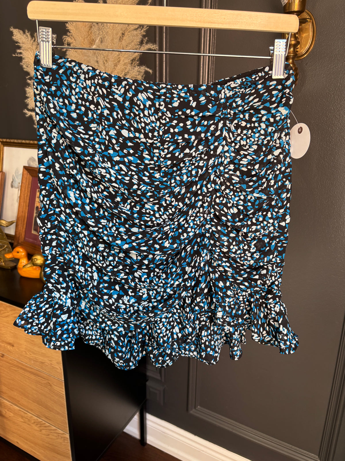 Rouched Flirty Skirt Size M