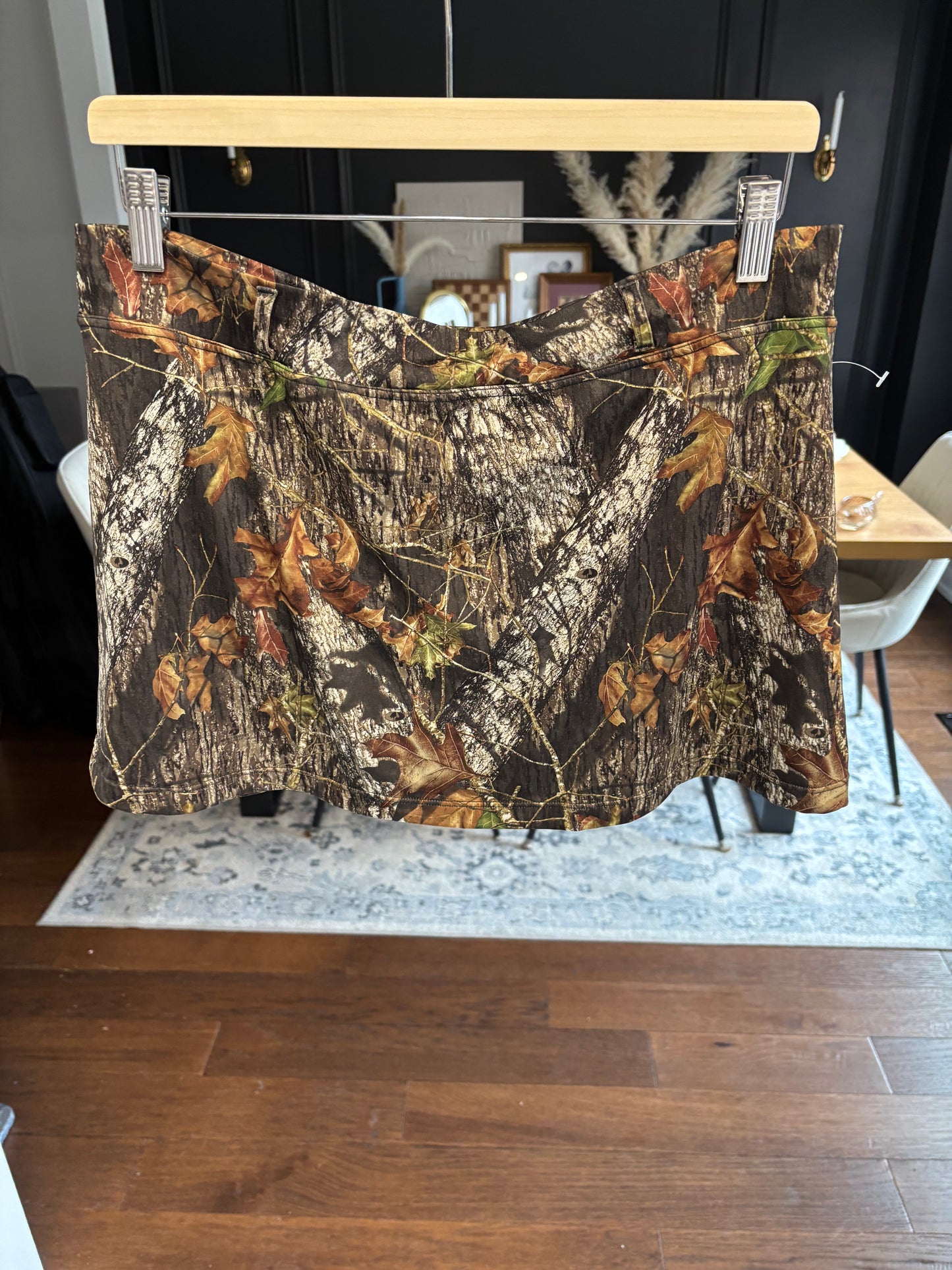 Camo Mini Swim Skirt XL