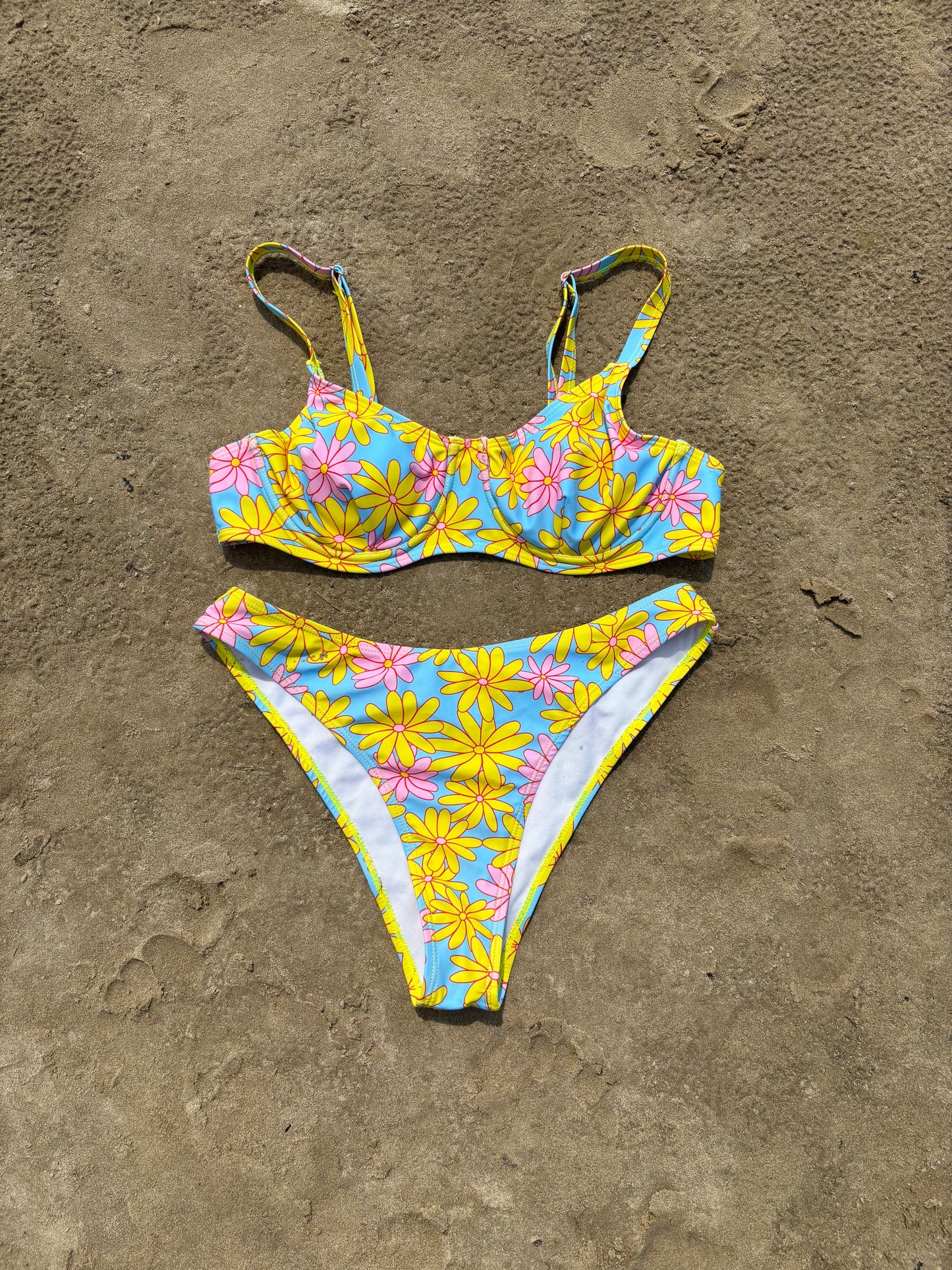 Daisy Print Bikini