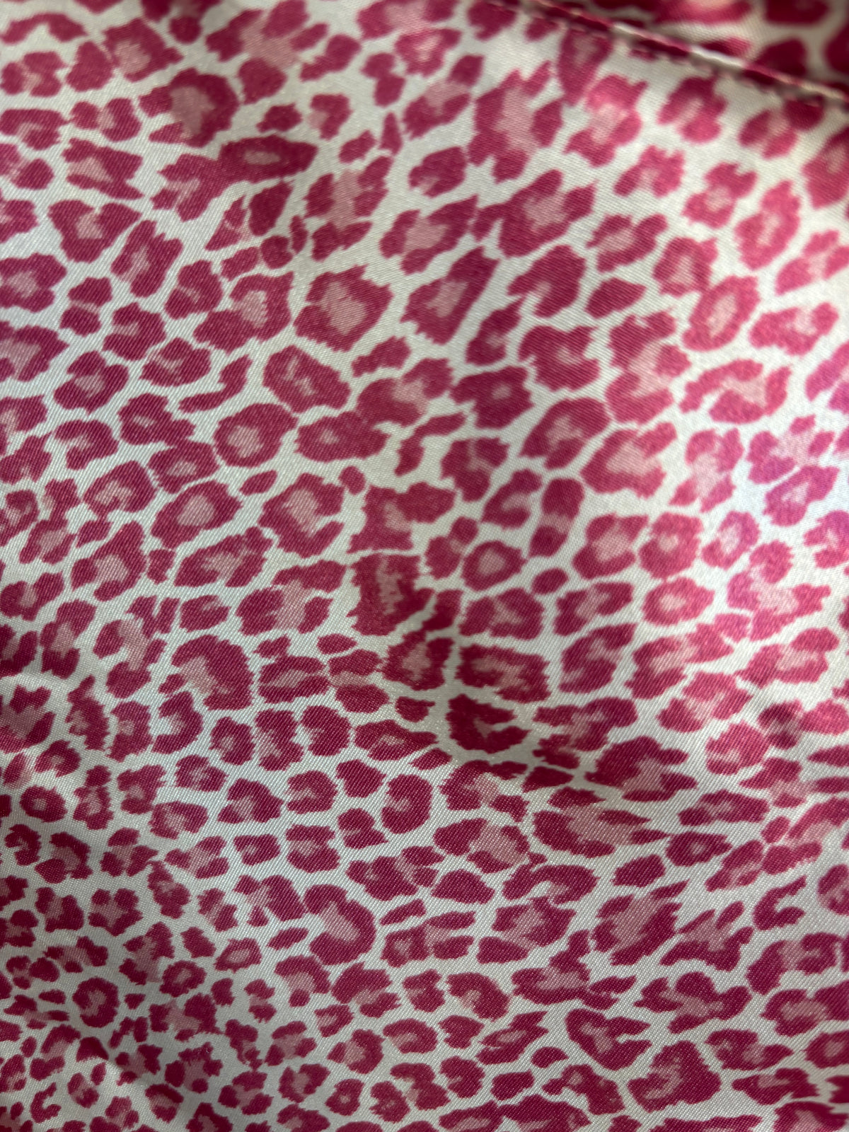 Vintage 2 Piece Leopard Satin PJ Set Size L*