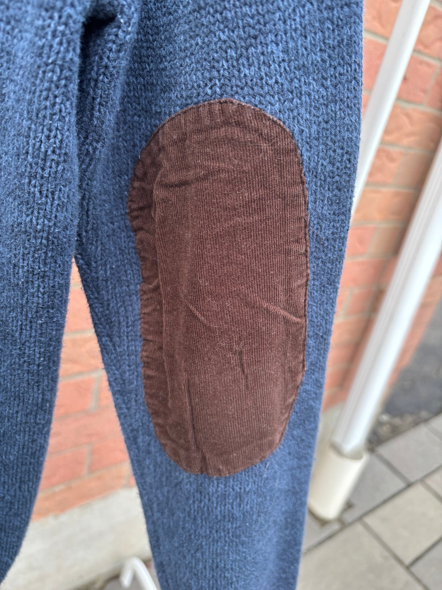 Chaps Navy Blue Quart Button Down Knits Size Medium