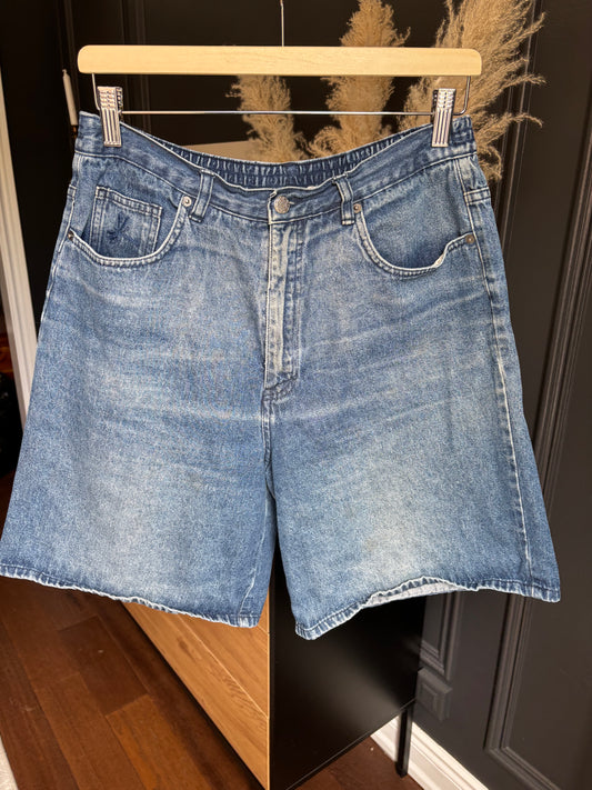 Vintage Blue Denim Jorts Size 14