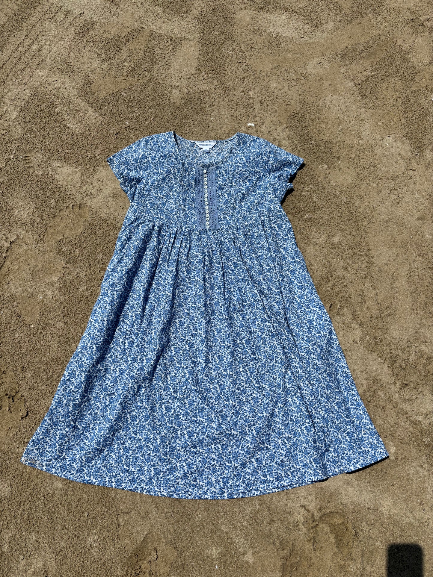 Blue & White April Cornell dress Size XXS