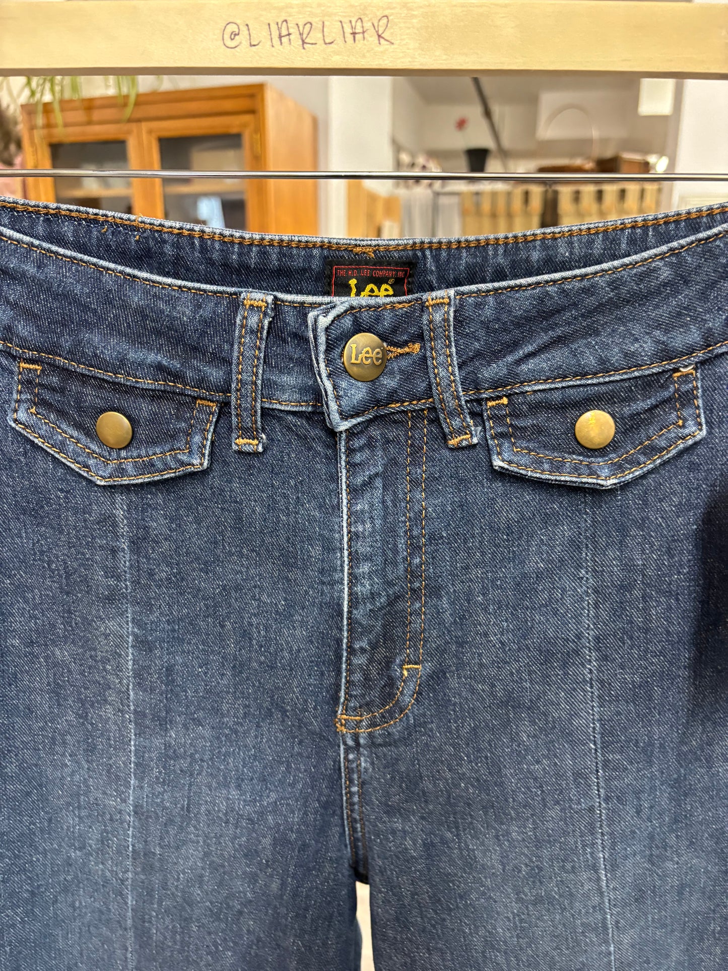 Lee Wide Leg Cropped Jean
