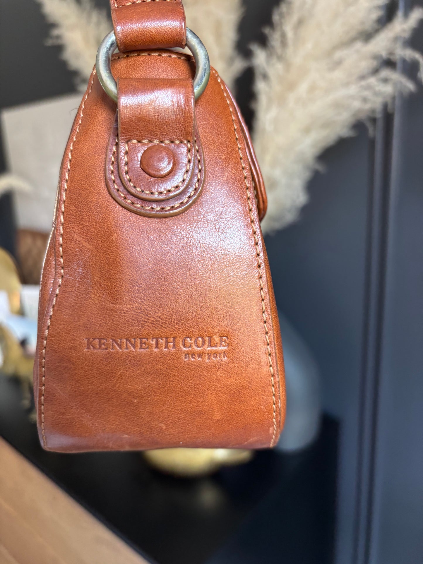 Brown Leather Shoulder Bag