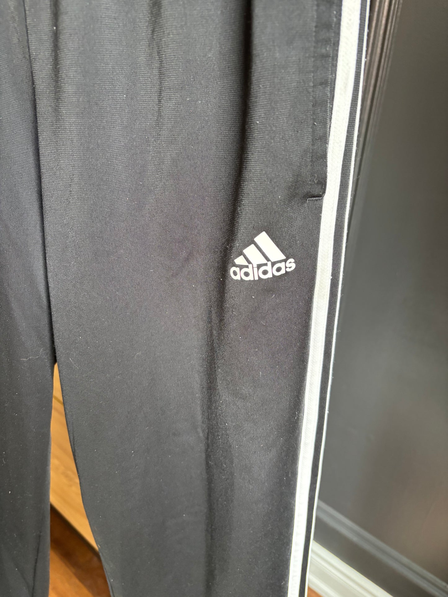 Addidas Straight Leg Track Pants Size S