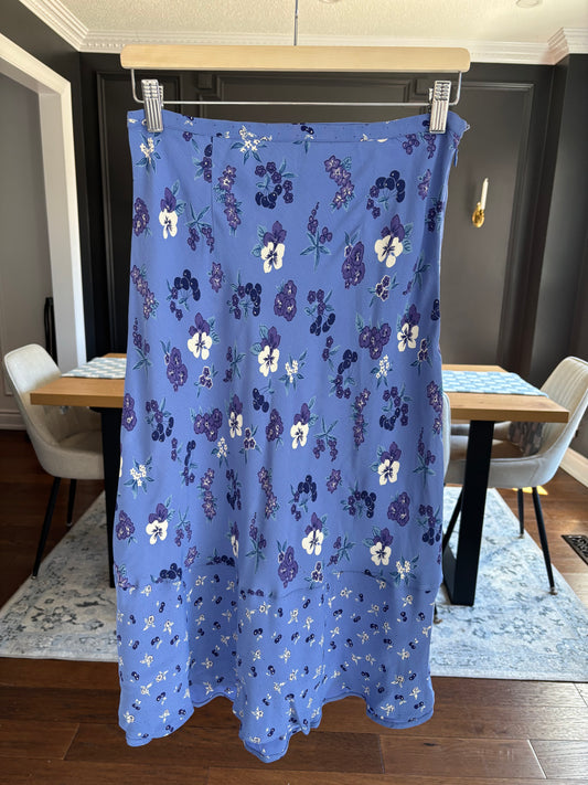 Vintage Floral & Berries Printed Skirt Size S