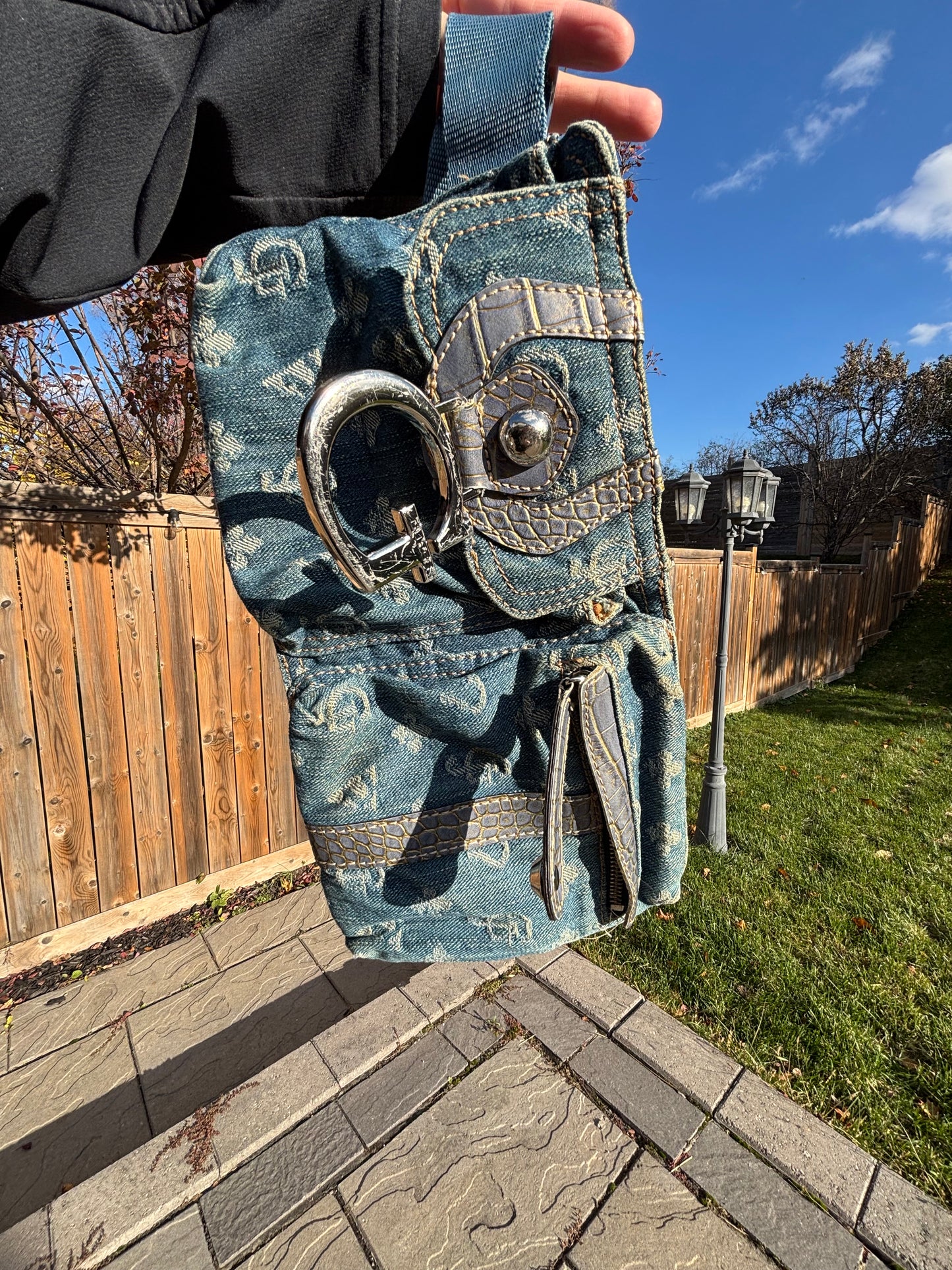 2000's Guess Denim Belt Bag