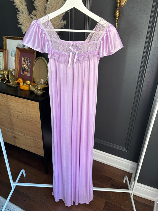 Long Purple Nightgown Size S