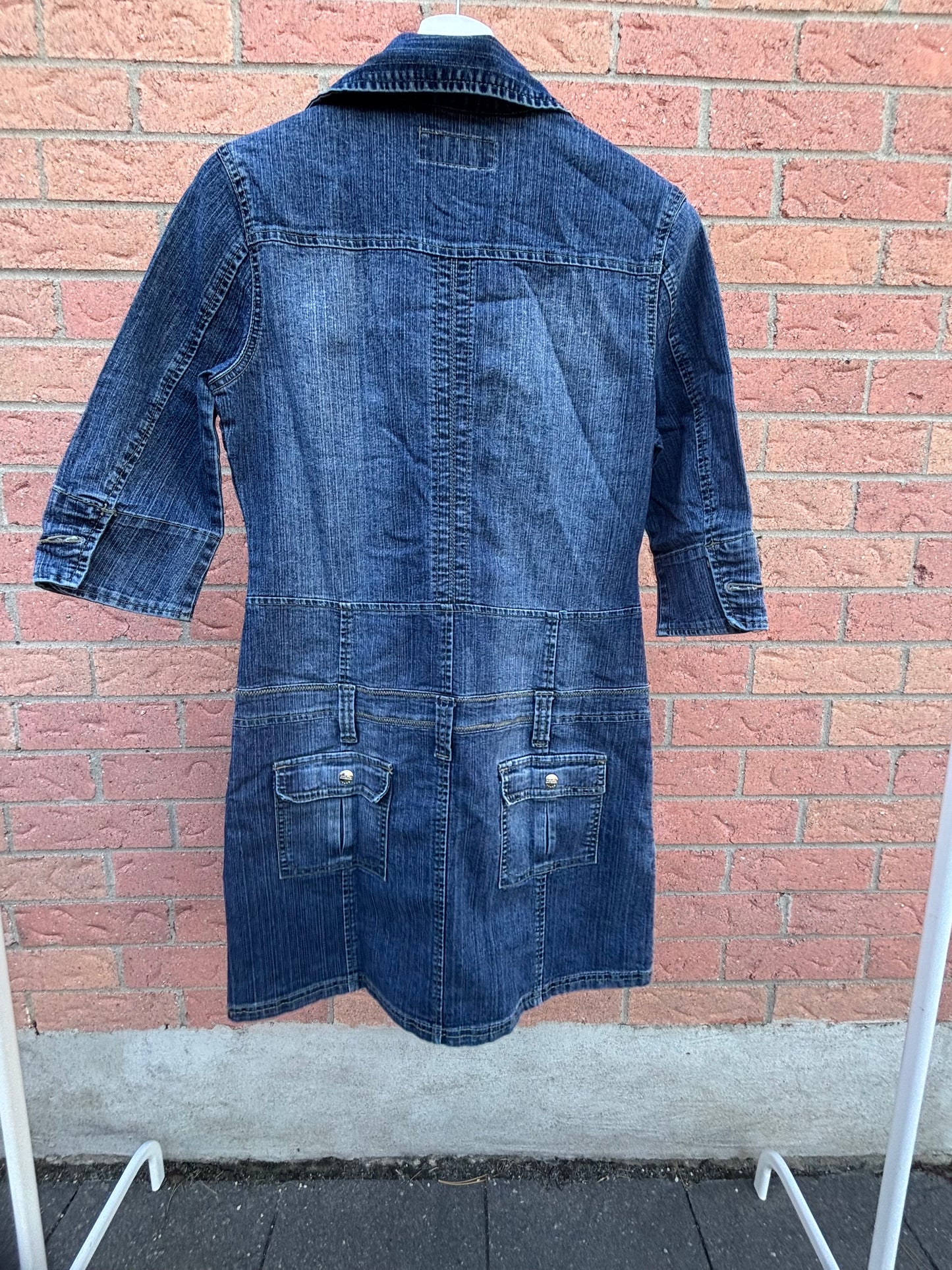 Vintage Denim Mini Dress Size L