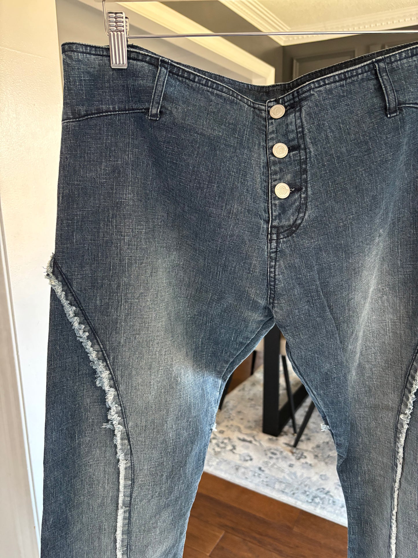 Vintage Super Low Rise Garage Flare Jeans Size 13