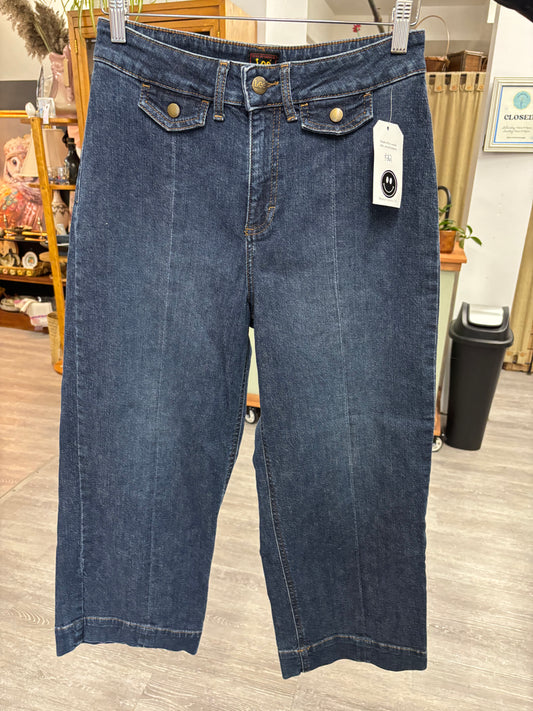 Lee Wide Leg Cropped Jean