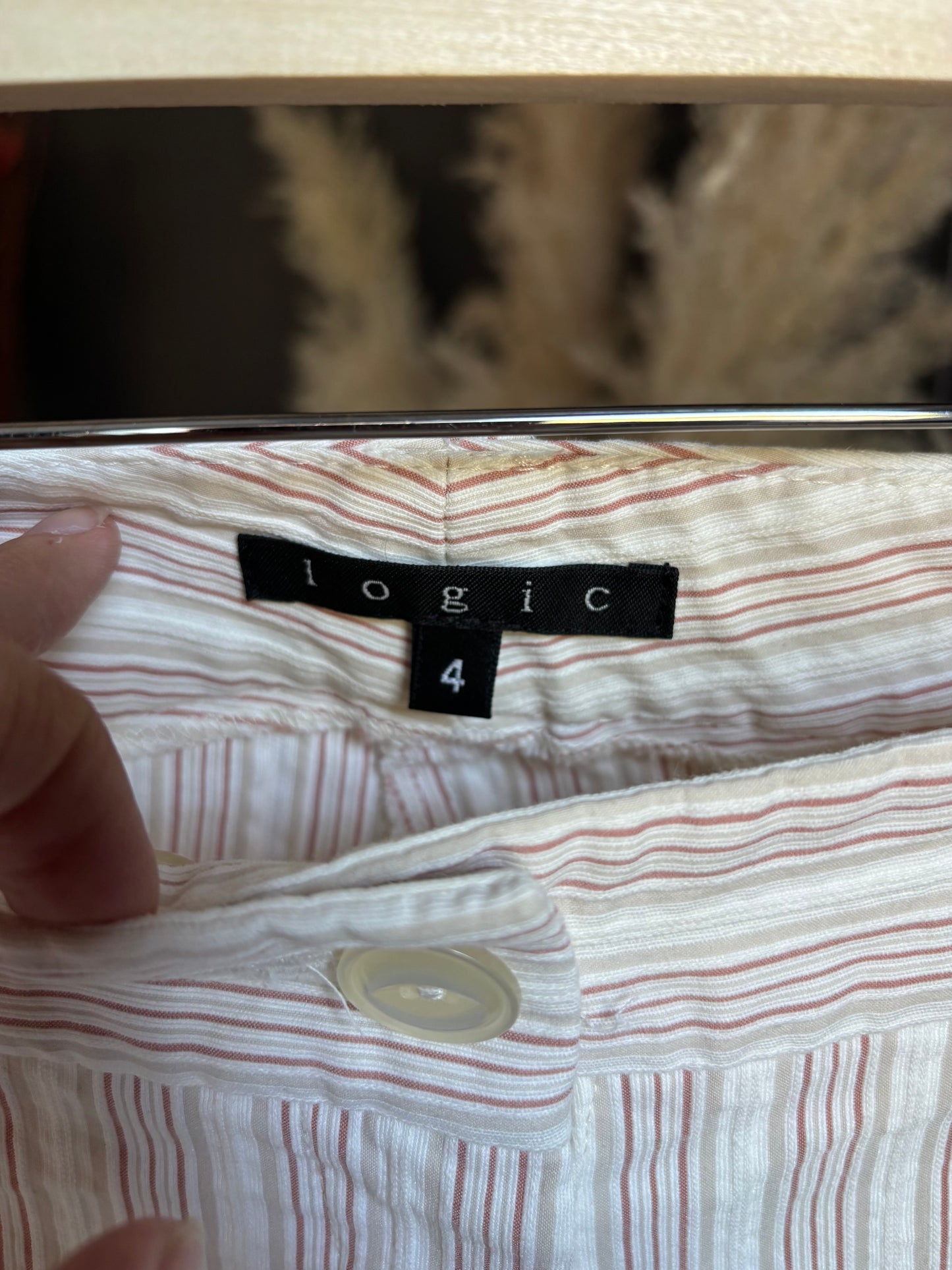 Vintage Stripe Flare Pants Size 4