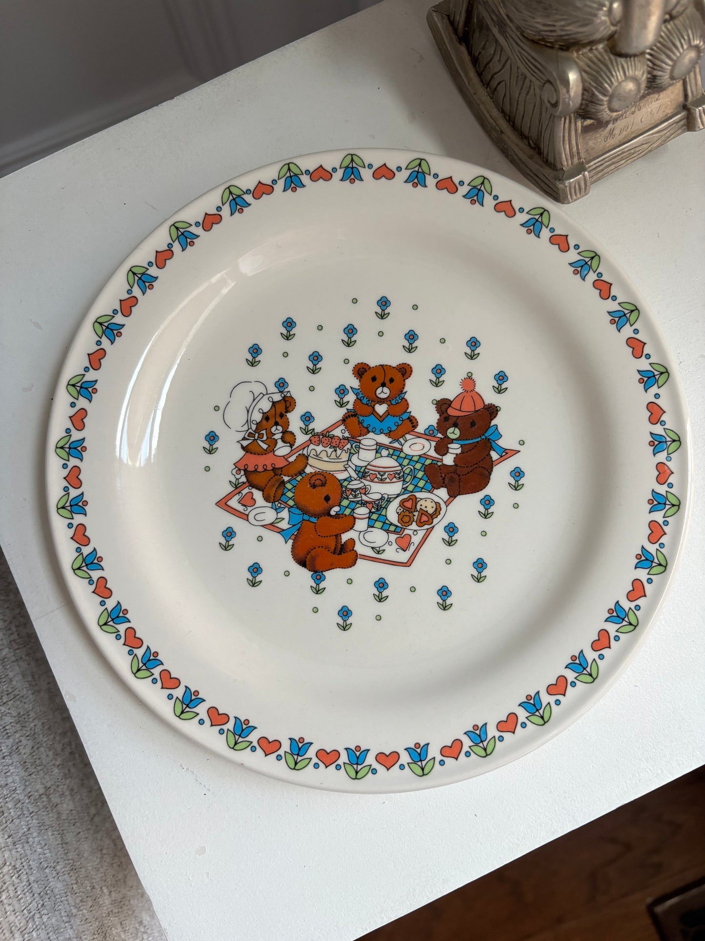 Vintage Little Bear Saucer & Sipping Cup