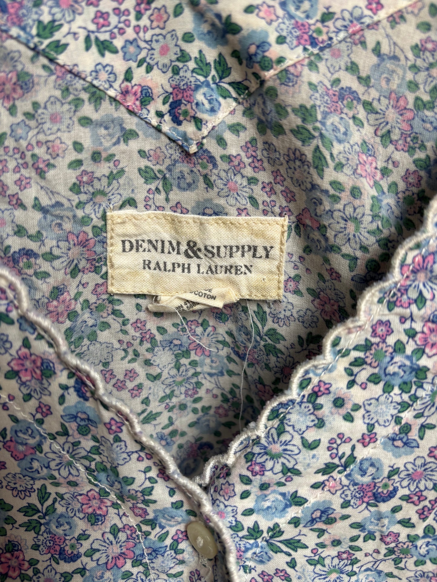 Floral Babydoll Blouse Size XS