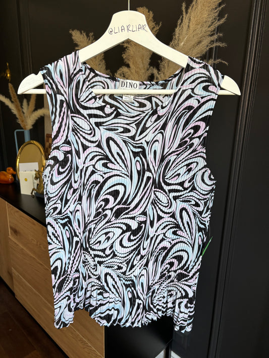 Vintage Swirl Tank Size M