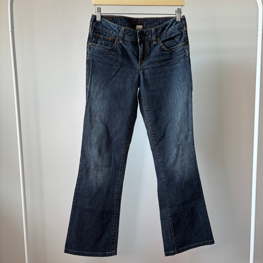 Signature Dark Wash Low Rise Bootcut Jeans