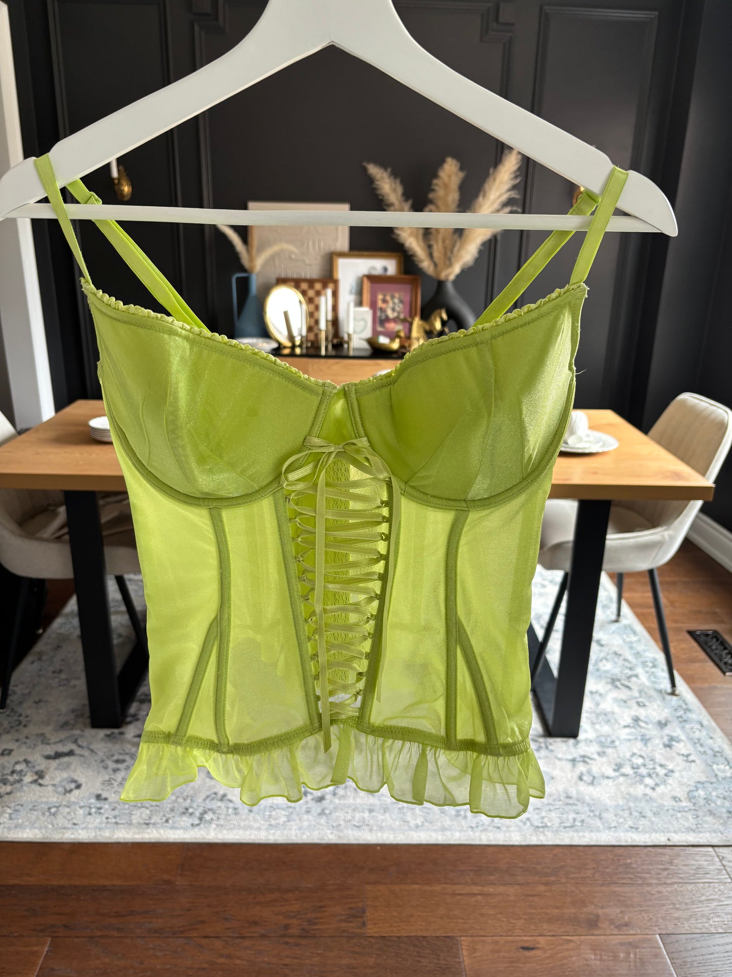 Lime Green Corset Size XL