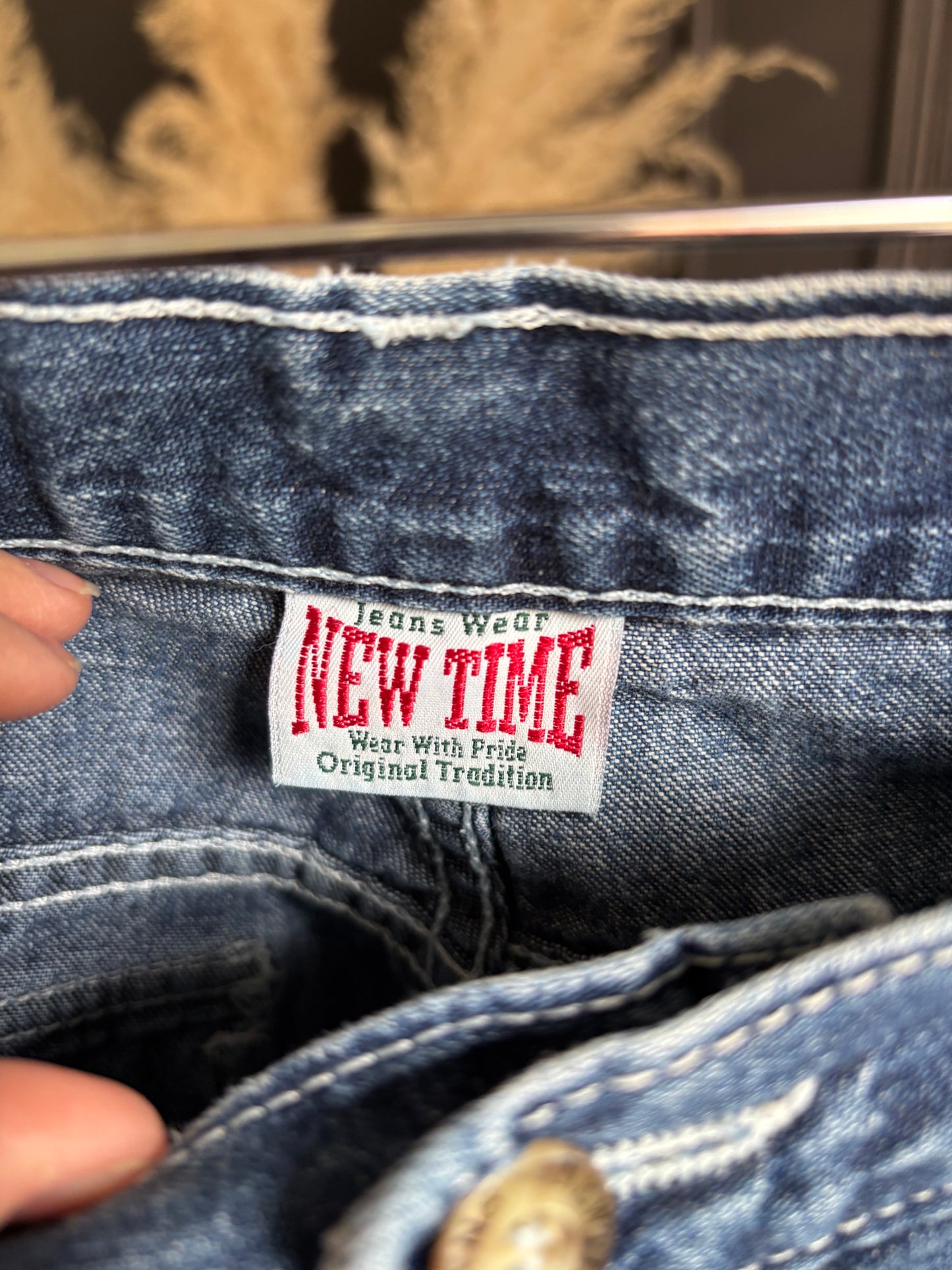 Vintage Cropped Cut Off Jeans Size 27