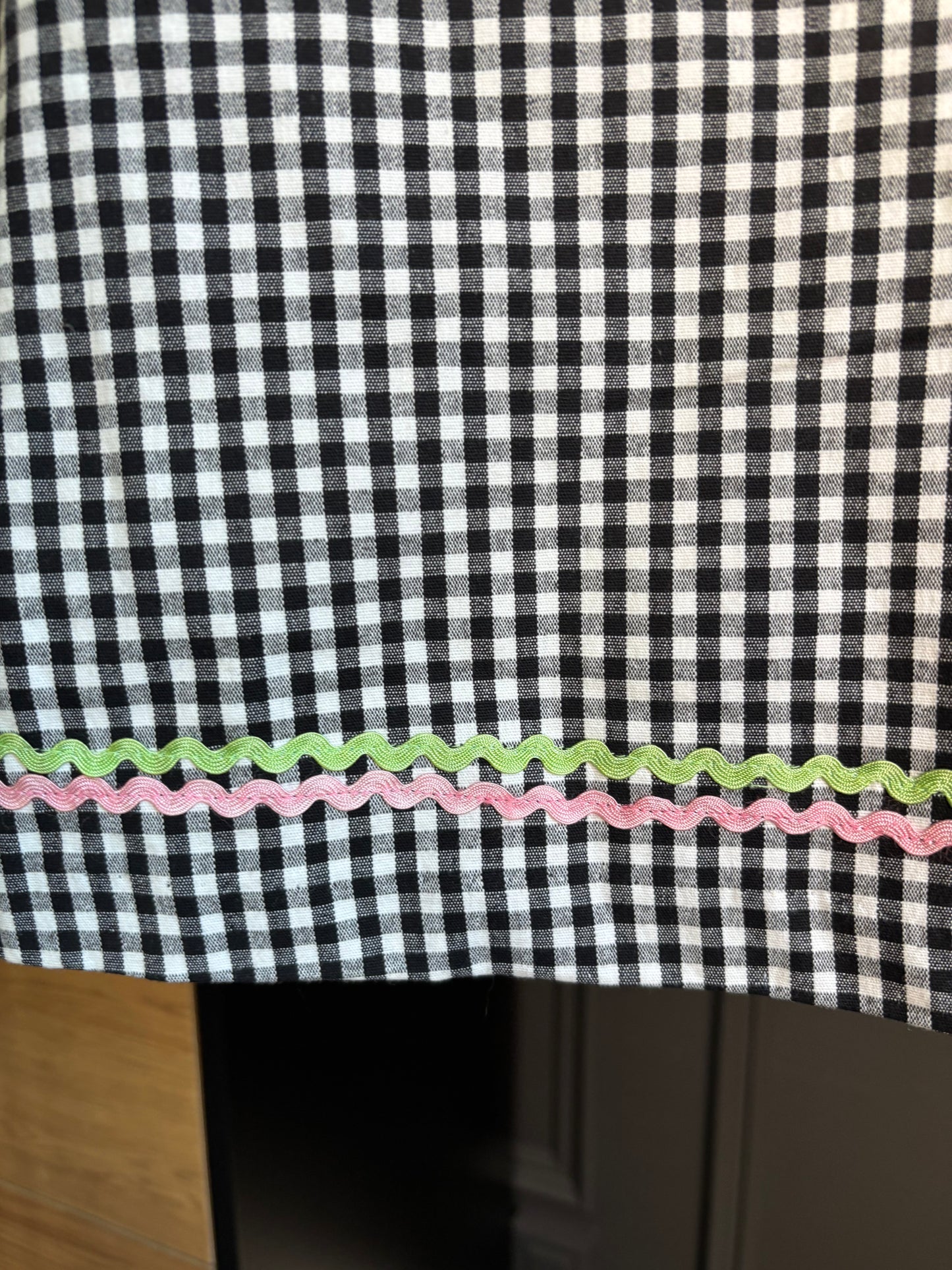 Black & White Gingham Skort Size 4