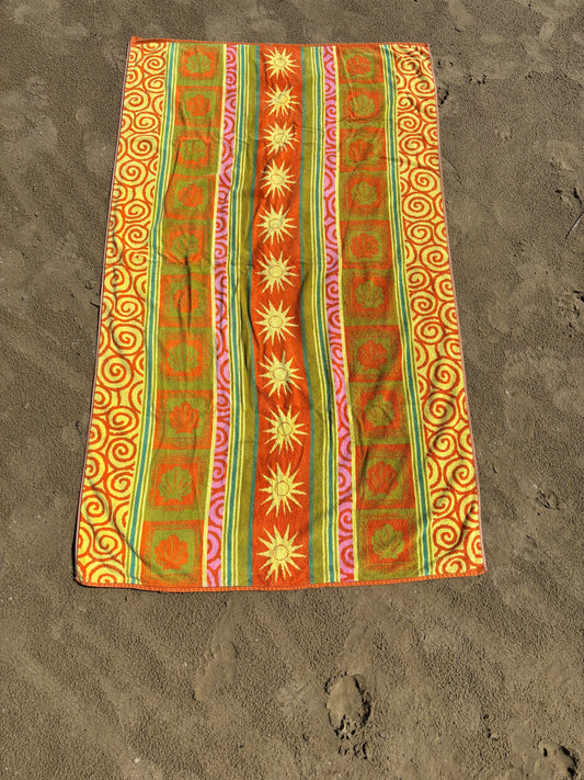 Large Vintage Beach Towel