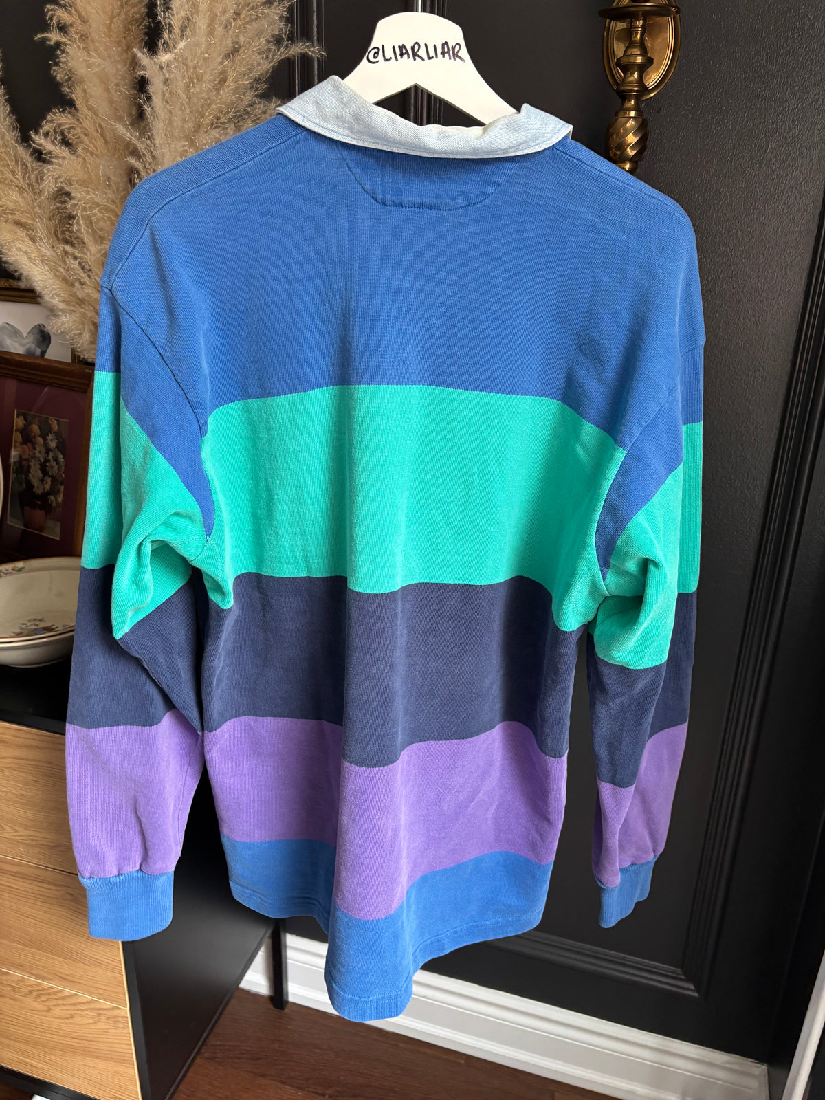 Vintage Barbarian Rugby Shirt Size XL