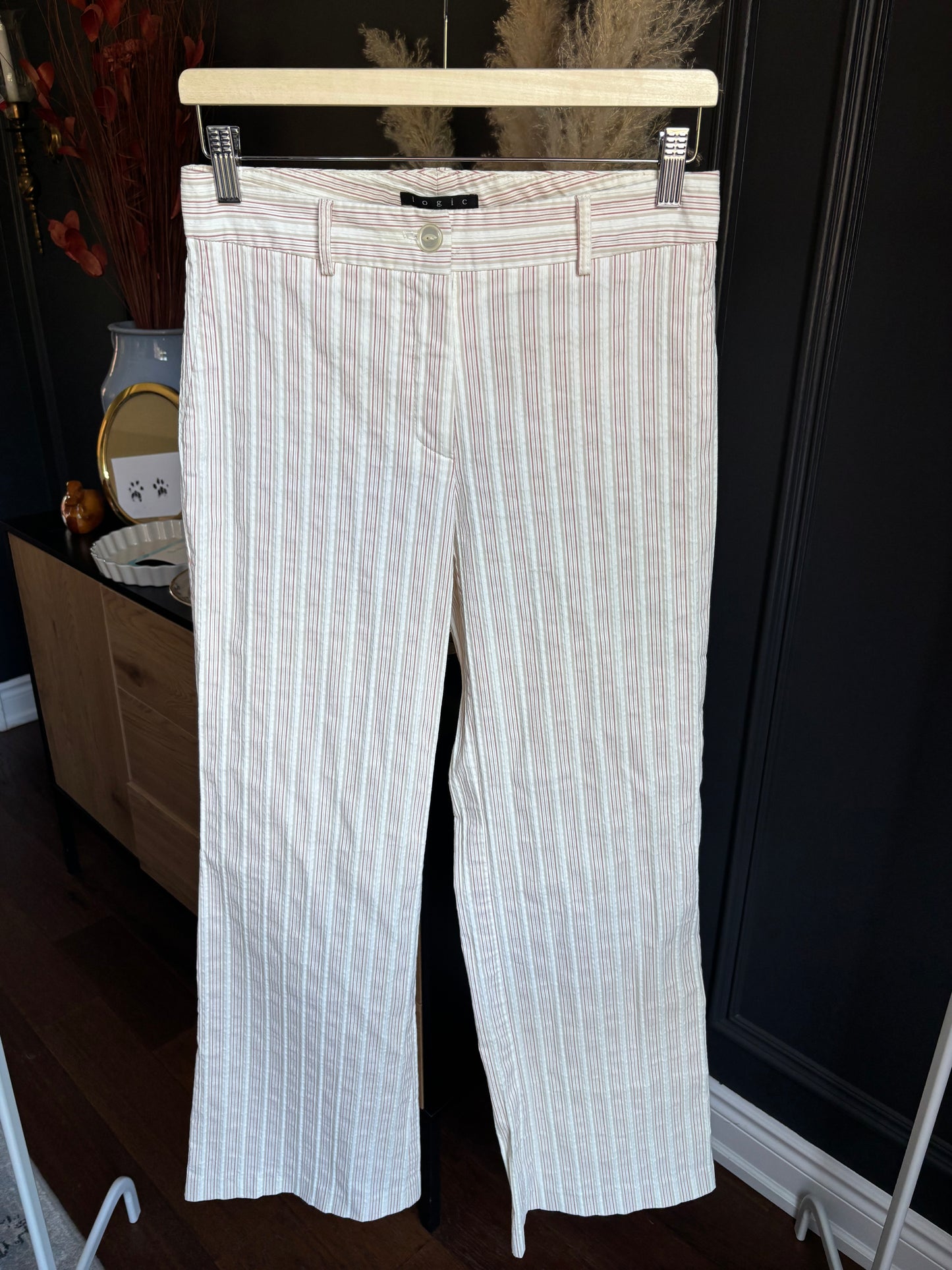 Vintage Stripe Flare Pants Size 4