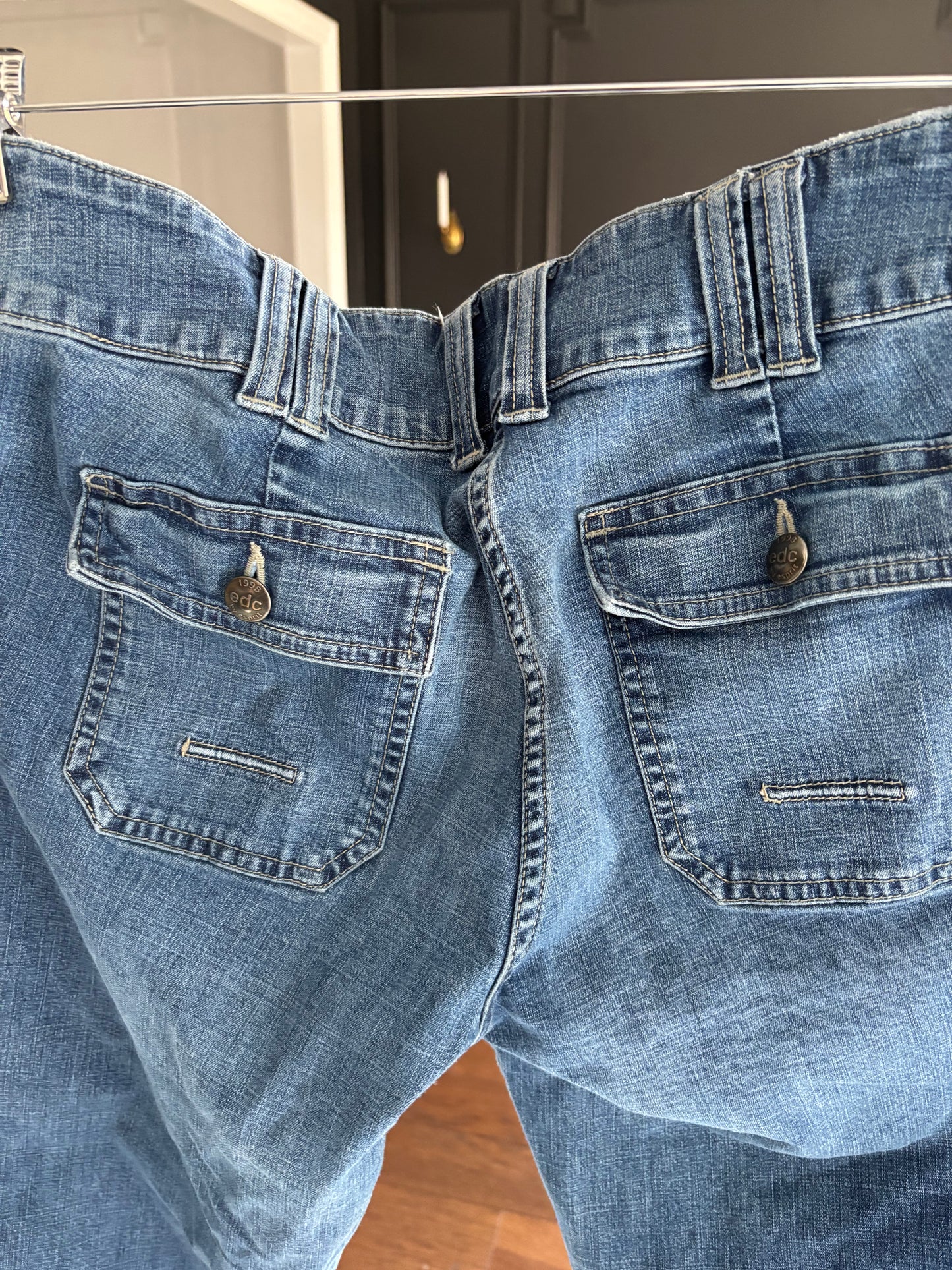 Denim Straight Leg Capris Size 14*