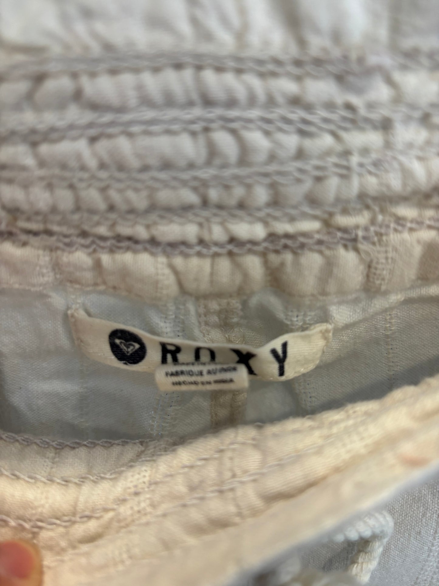 Cotton Flare Drawstring Pants Size S