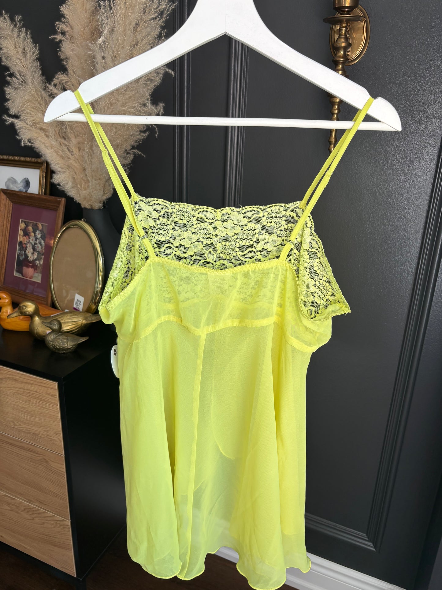 Yellow Open Front Babydoll Size XL