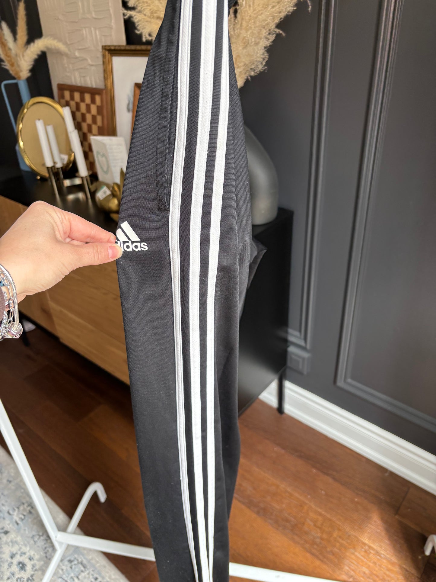 Addidas Straight Leg Track Pants Size S