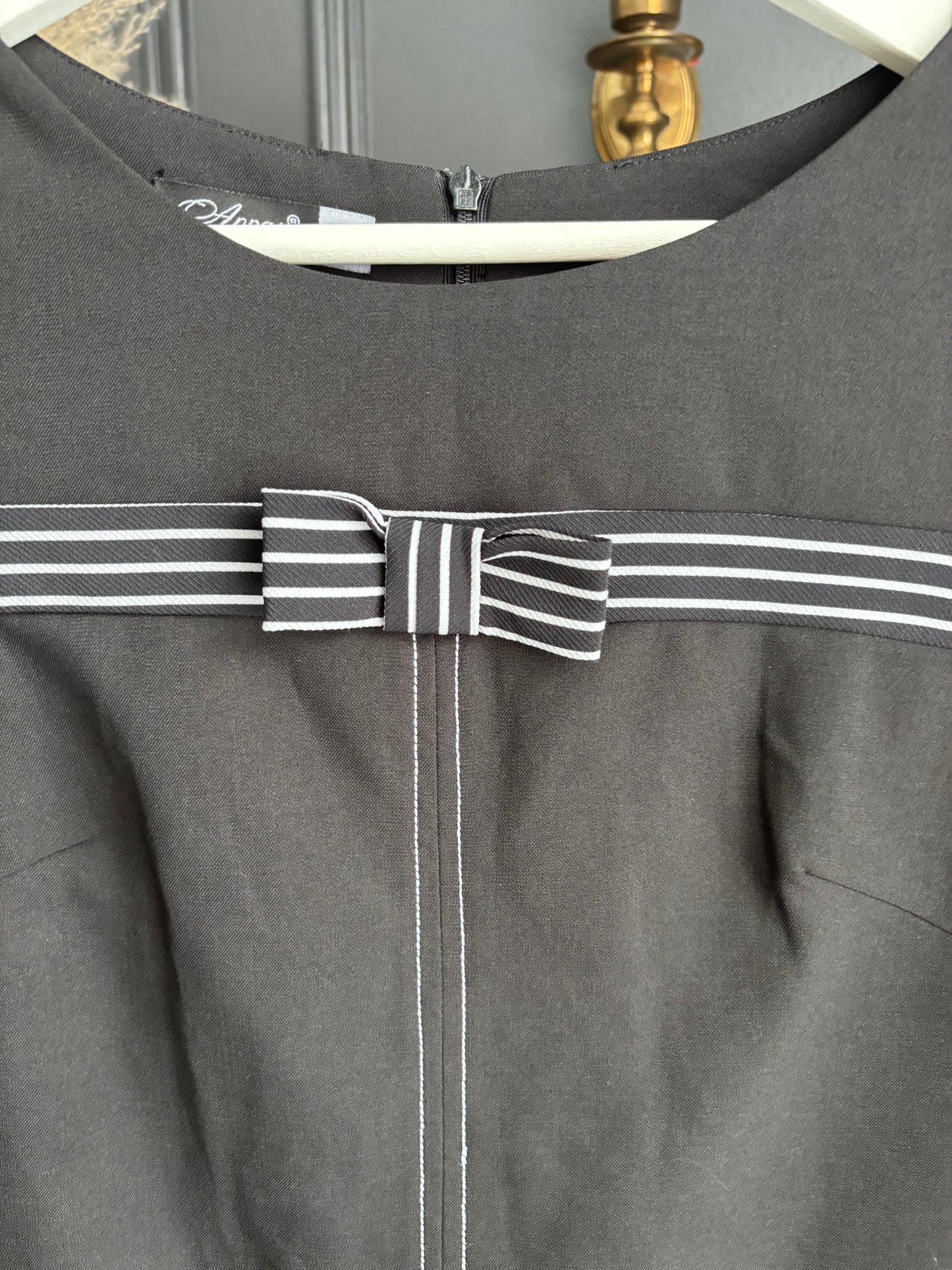 Black & White Tennis Hem Dress Size M