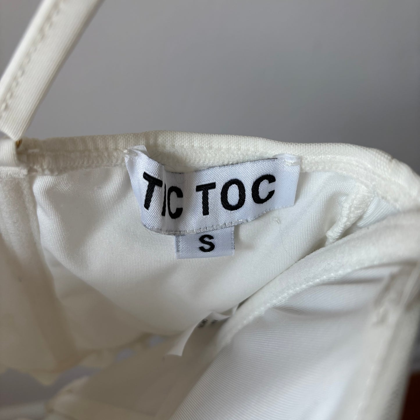 White Rouched Cropped Bustier