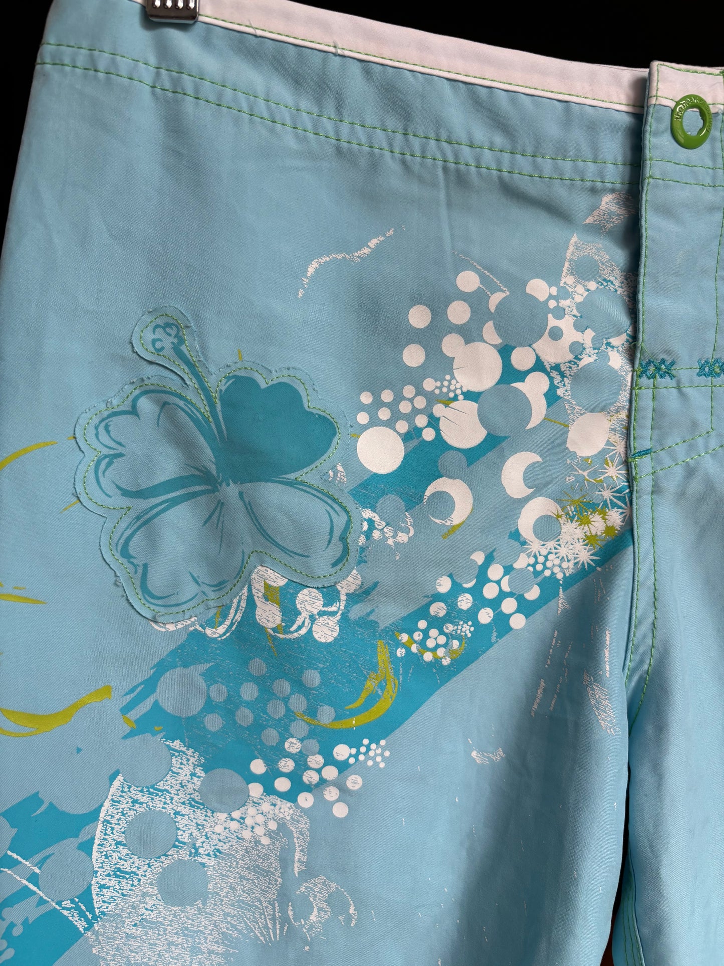 Light Blue Roxy Board Shorts Size 5