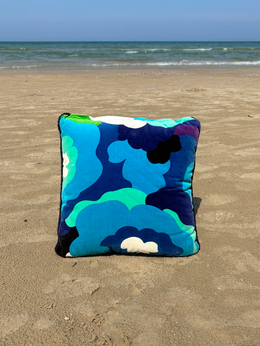 Vintage Patterned Throw Pillow