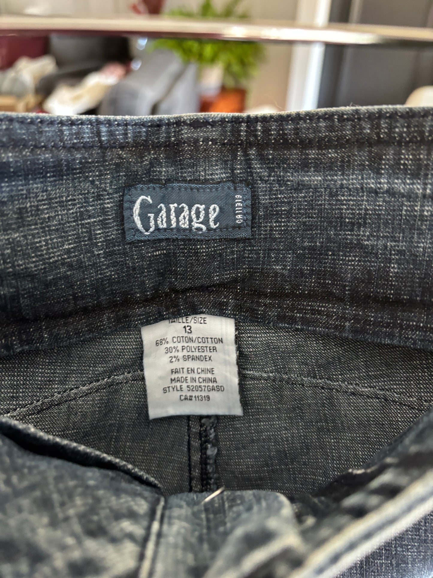 Vintage Super Low Rise Garage Flare Jeans Size 13
