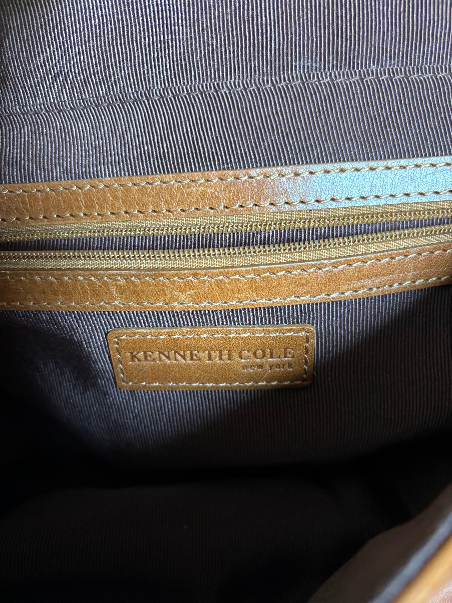 Brown Leather Shoulder Bag