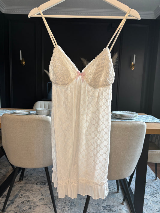 White Cotton Babydoll Size M