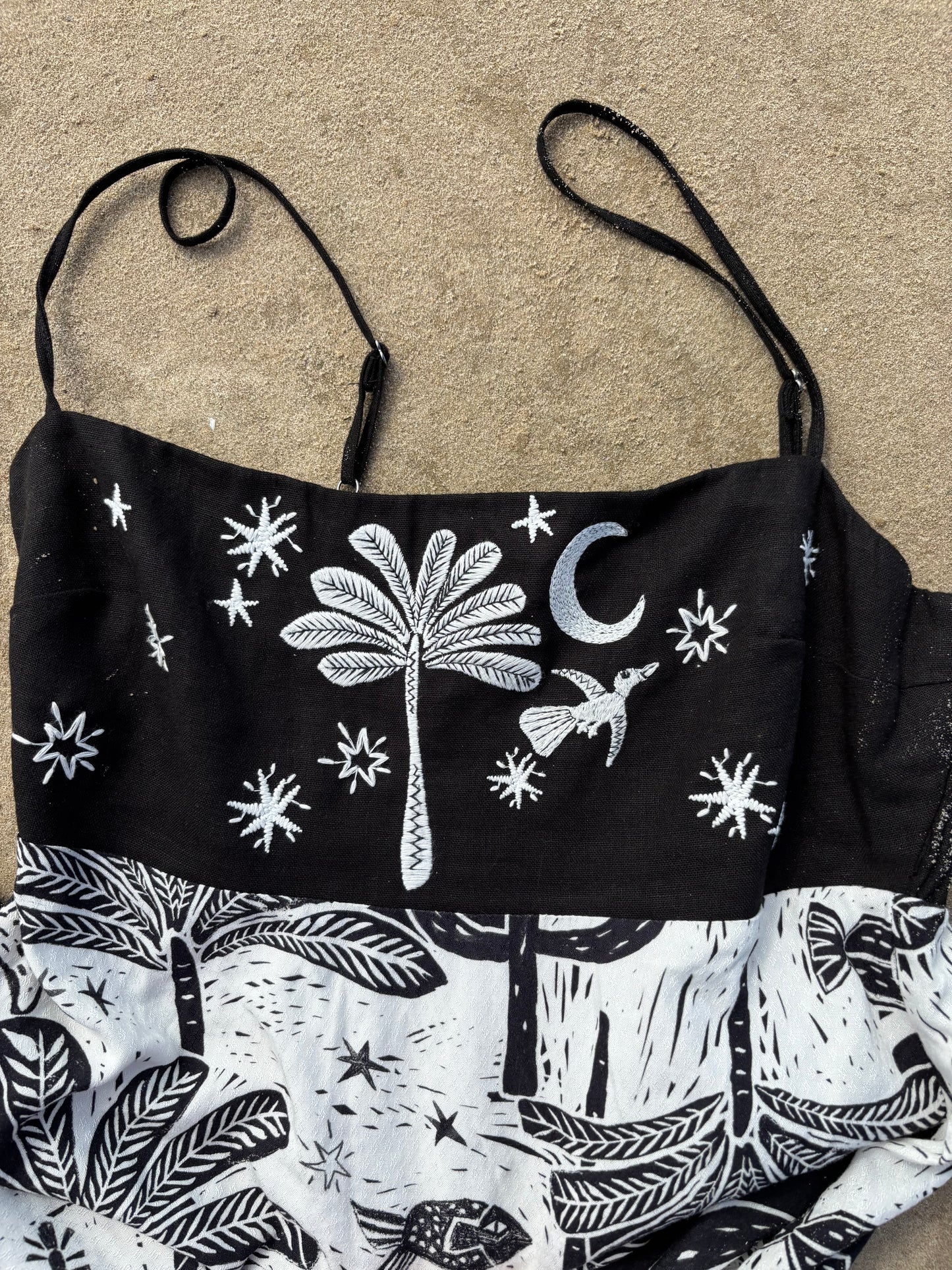 Black & White Print Dress