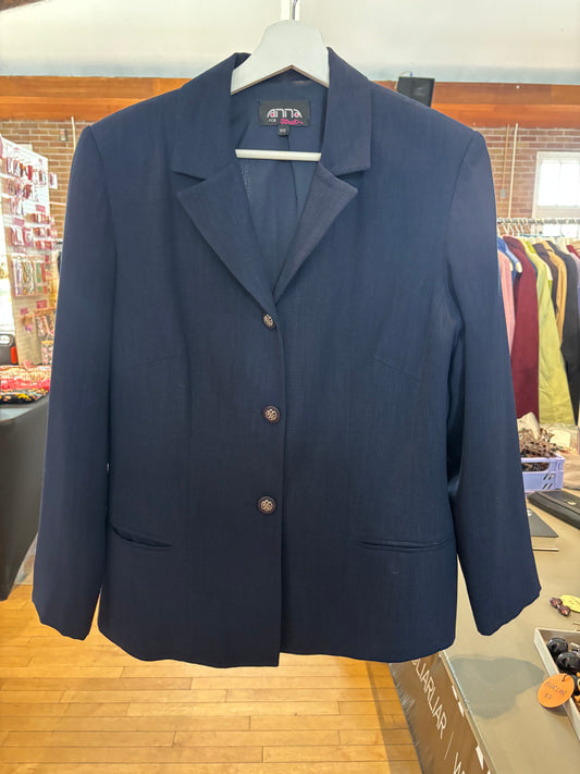 Vintage Navy Blazer Size 11/12