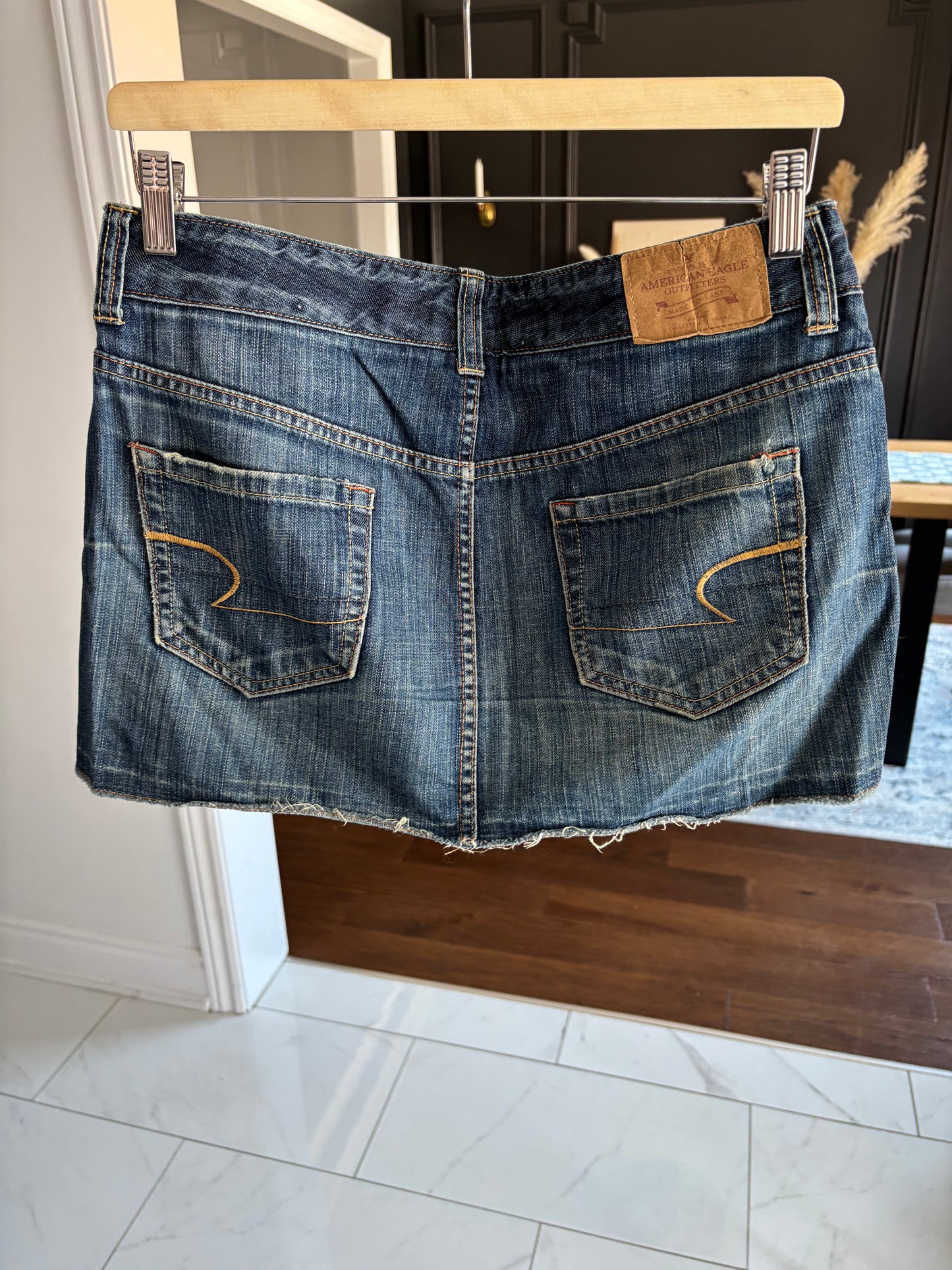 Denim Mirco Mini Skirt Size 6