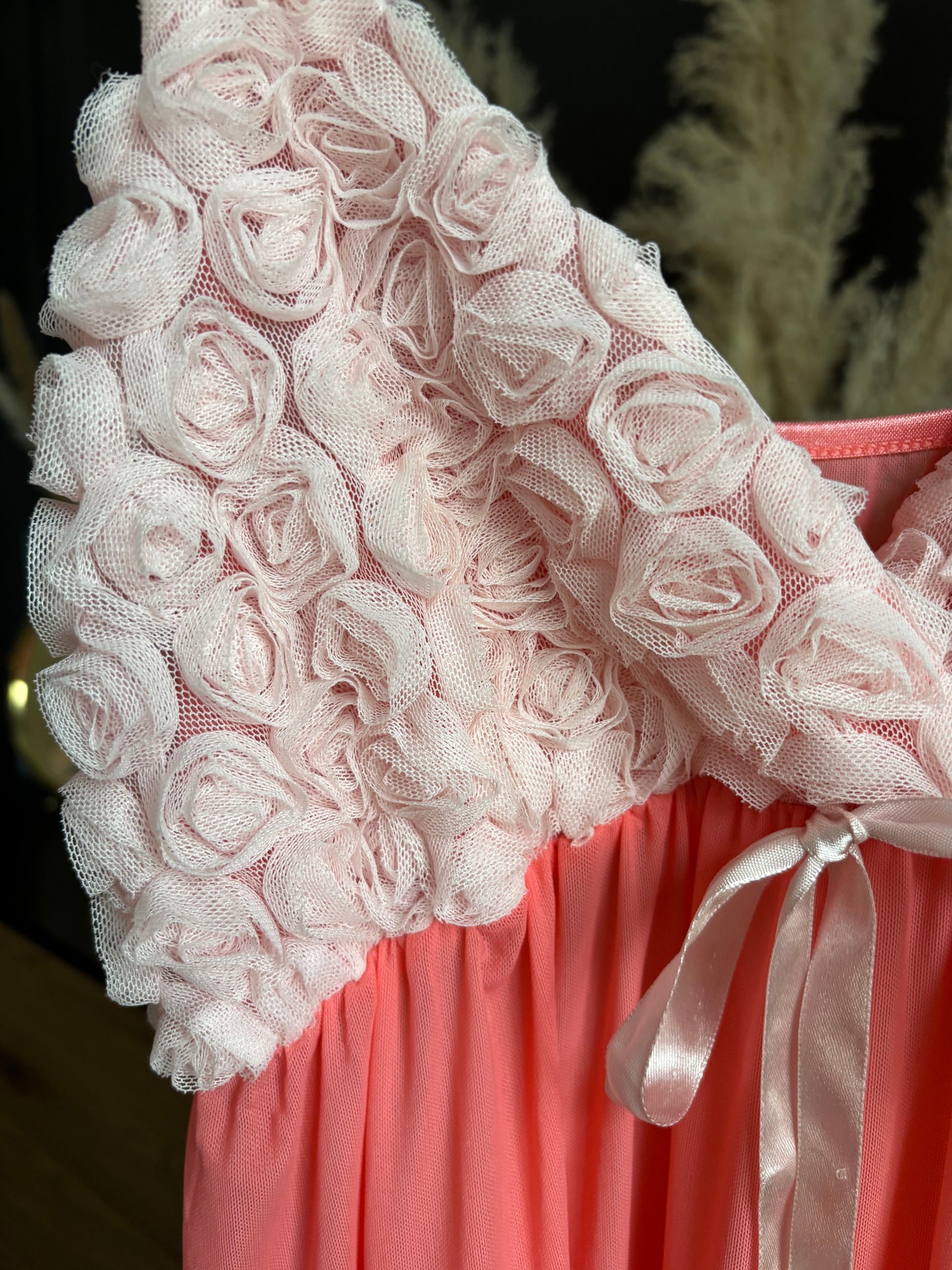 Coral Rose Detail Babydoll Size M