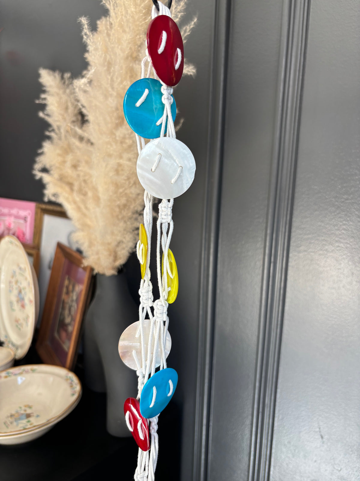 White Tie Shell Belt